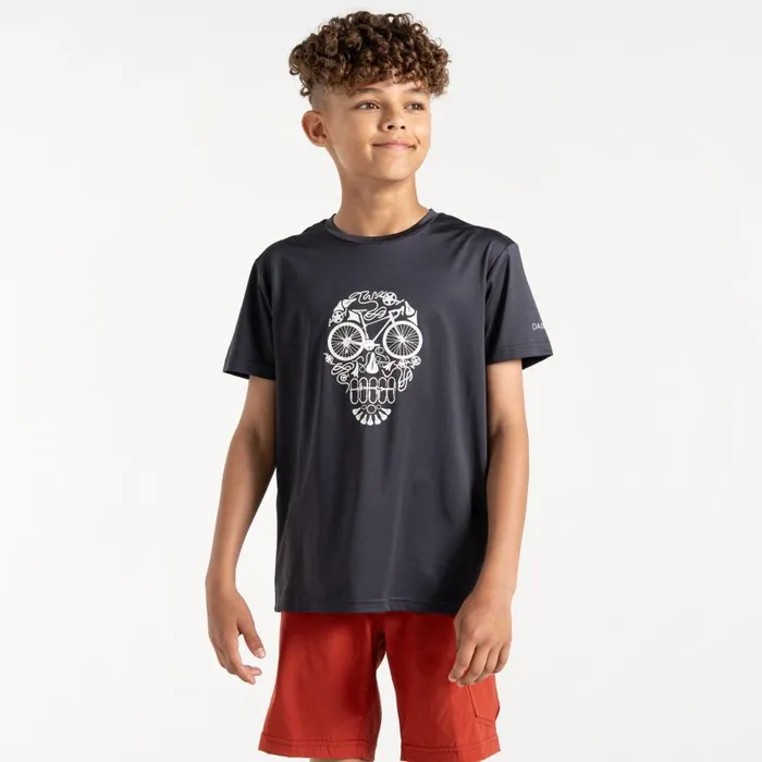 Dare 2b Amuse II TShirt Ebony Grey Kids