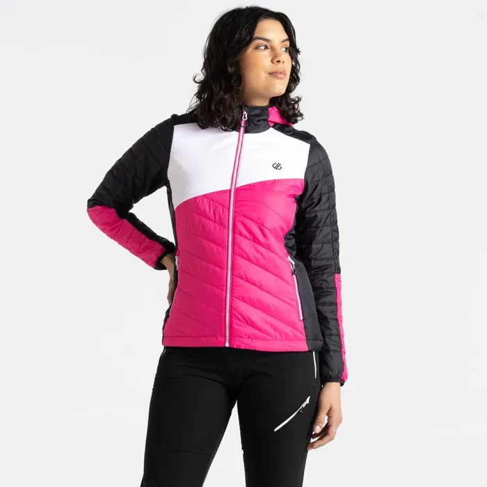 Dare 2b Ascending Padded Jacket Pure Pink Black Women Lightweight Jackets