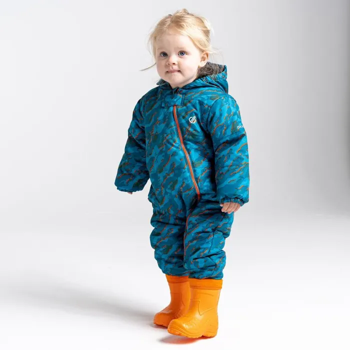 Dare 2b Bambino II Insulated Snowsuit Blue Camo Print Kids Snow Suits