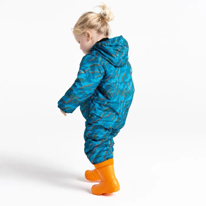 Dare 2b Bambino II Insulated Snowsuit Blue Camo Print Kids Snow Suits