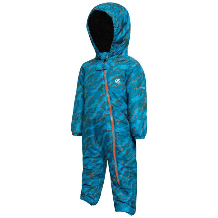 Dare 2b Bambino II Insulated Snowsuit Blue Camo Print Kids Snow Suits