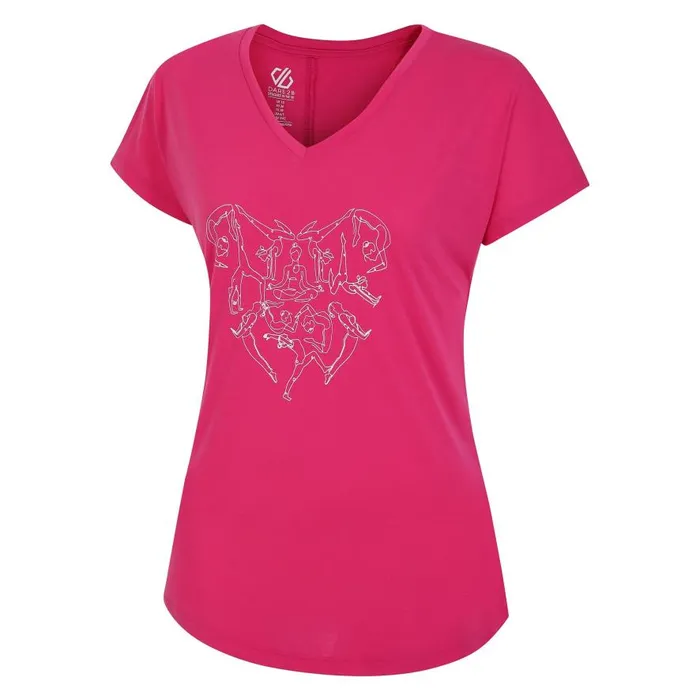 Dare 2b Calm TShirt Pure Pink Women Graphic TShirts