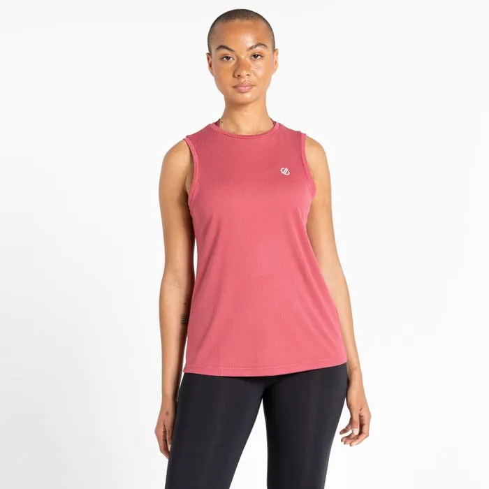 Dare 2b Capacity Fitness Tank Earth Rose Women Gym Tops