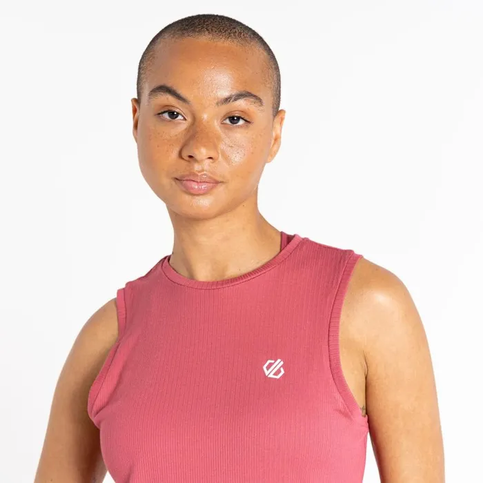 Dare 2b Capacity Fitness Tank Earth Rose Women Gym Tops