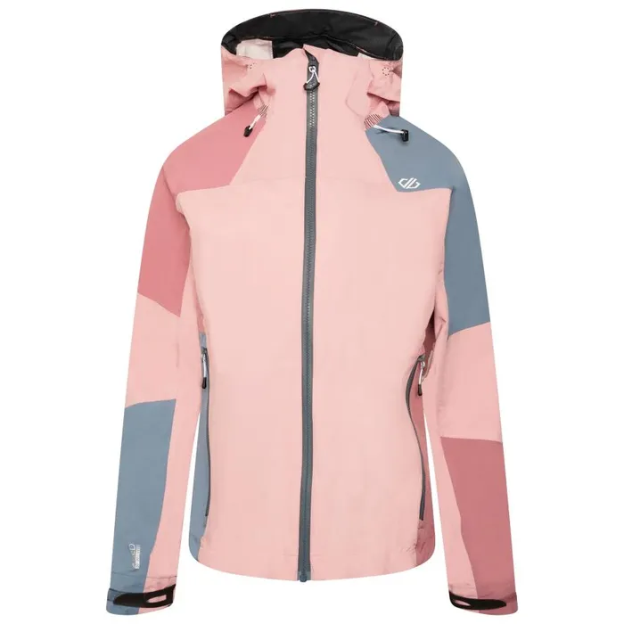 Dare 2b Checkpoint III Recycled Waterproof Jacket Powder Pink Mesa Rose Women Lightweight Jackets
