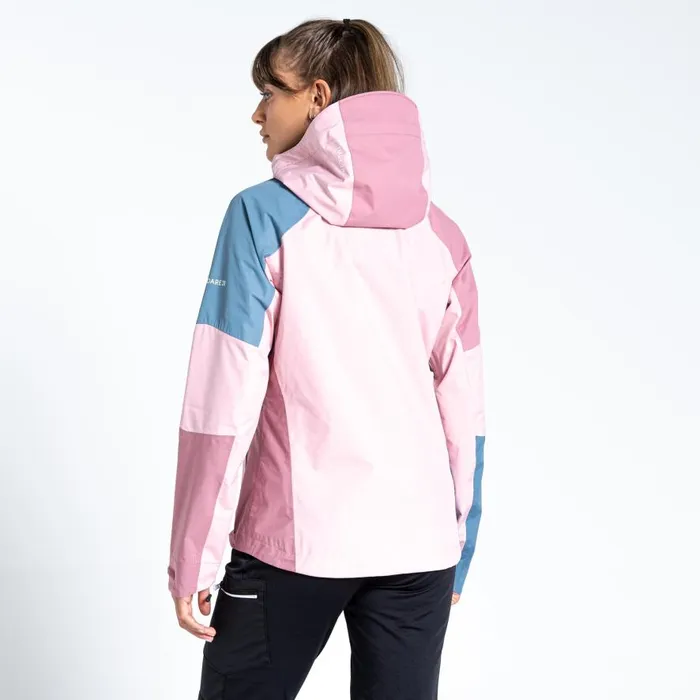 Dare 2b Checkpoint III Recycled Waterproof Jacket Powder Pink Mesa Rose Women Lightweight Jackets