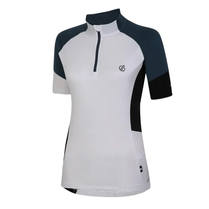 Dare 2b Compassion II Lightweight Jersey White Orion Grey Women Cycling Jerseys
