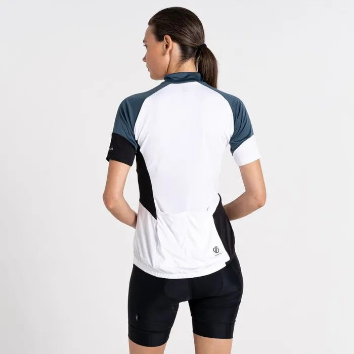 Dare 2b Compassion II Lightweight Jersey White Orion Grey Women Cycling Jerseys