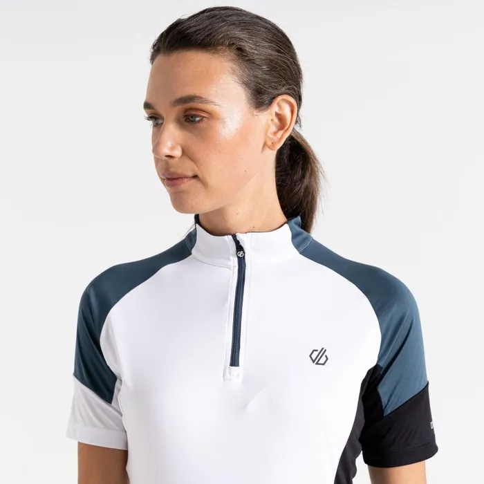 Dare 2b Compassion II Lightweight Jersey White Orion Grey Women Cycling Jerseys