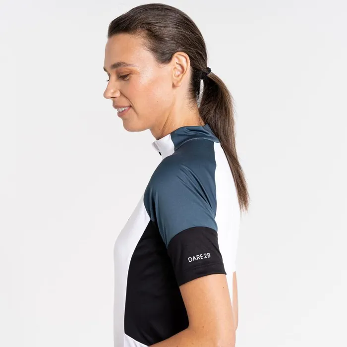 Dare 2b Compassion II Lightweight Jersey White Orion Grey Women Cycling Jerseys