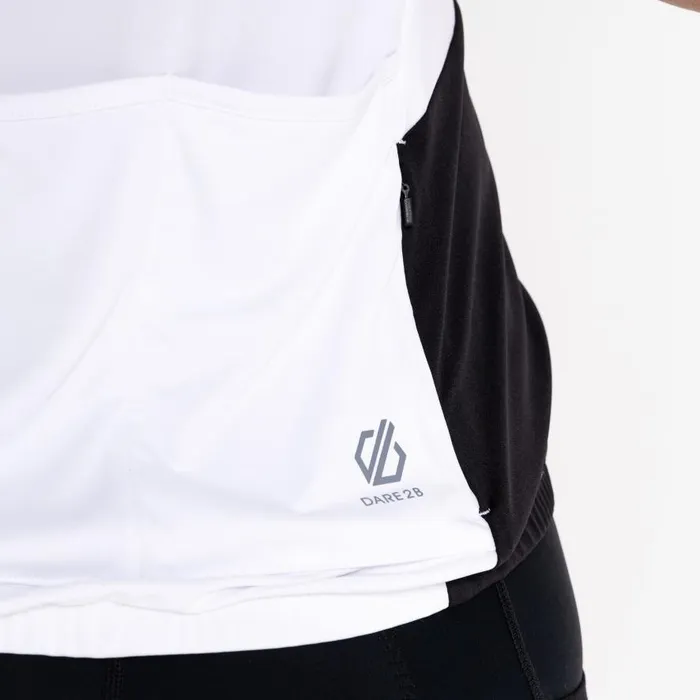 Dare 2b Compassion II Lightweight Jersey White Orion Grey Women Cycling Jerseys