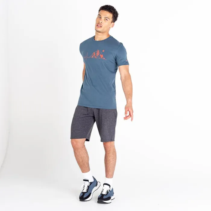 Dare 2b Continual Drawstring Shorts Charcoal Grey Men Gym Shorts