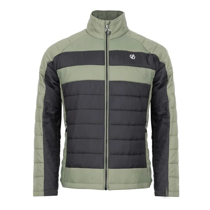 Dare 2b Descending II Baffled Jacket Black Olivine Green Men Insulated Jackets