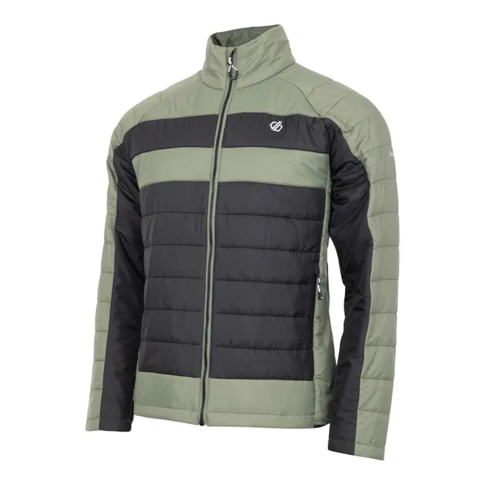 Dare 2b Descending II Baffled Jacket Black Olivine Green Men Insulated Jackets