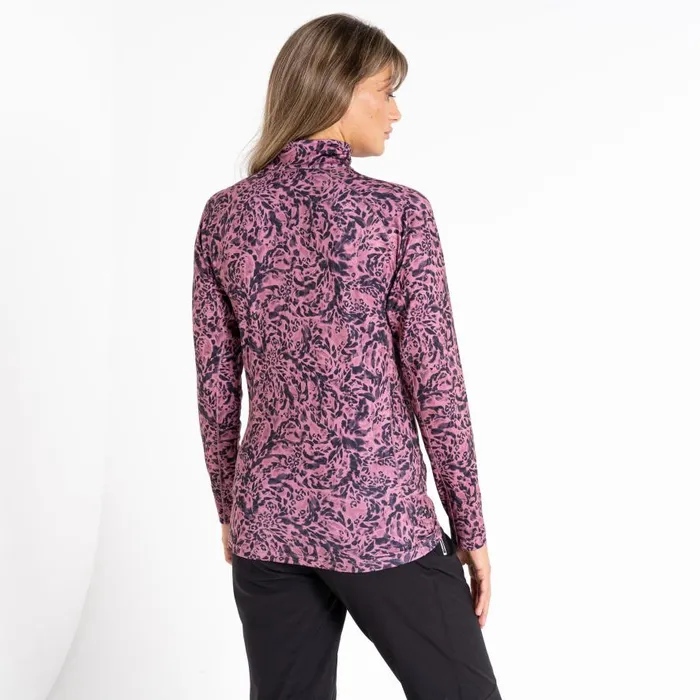 Dare 2b Divulge Lightweight Core Stretch Midlayer Mesa Rose Animal Print Women Midlayers