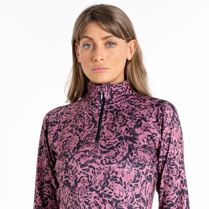Dare 2b Divulge Lightweight Core Stretch Midlayer Mesa Rose Animal Print Women Midlayers