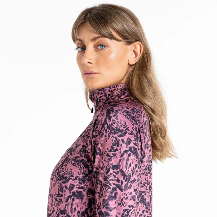 Dare 2b Divulge Lightweight Core Stretch Midlayer Mesa Rose Animal Print Women Midlayers