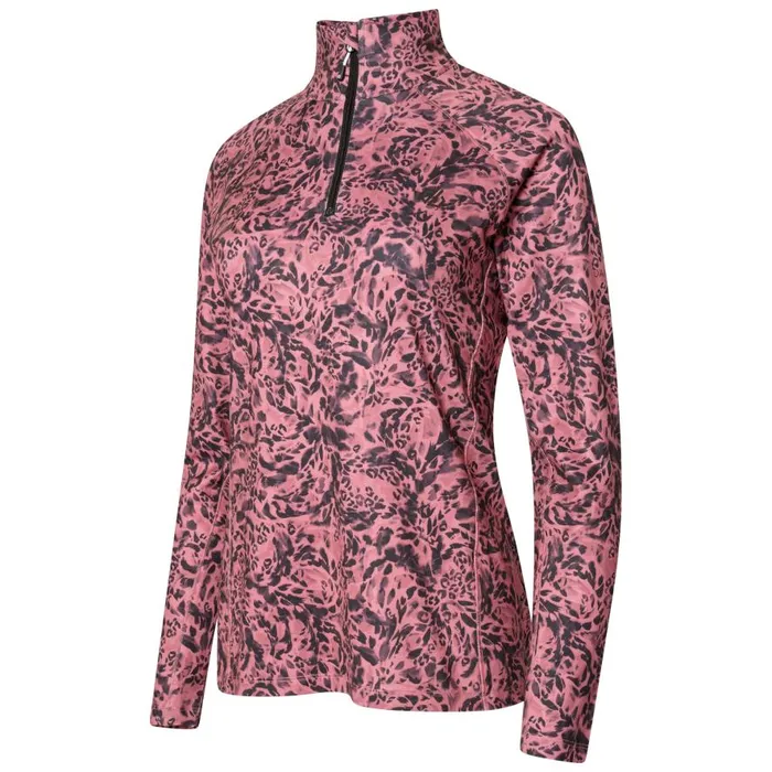 Dare 2b Divulge Lightweight Core Stretch Midlayer Mesa Rose Animal Print Women Midlayers