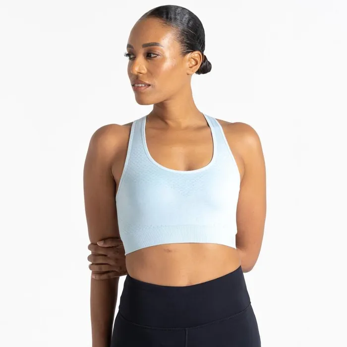 Dare 2b Don039t Sweat It II Sports Bra Quiet Blue Women Gym Tops