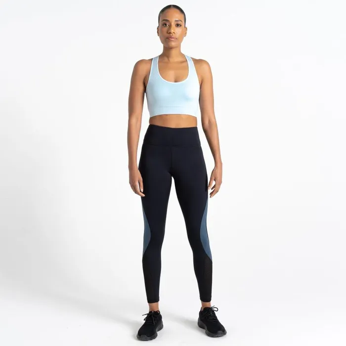 Dare 2b Don039t Sweat It II Sports Bra Quiet Blue Women Gym Tops