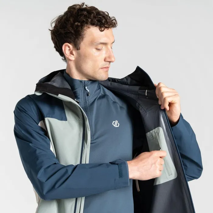 Dare 2b Endurance Waterproof Jacket Green Moonlight Denim Men Waterproof Jackets