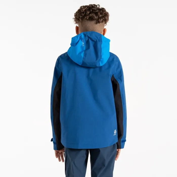 Dare 2b Explore II Waterproof Jacket Laser Blue Athletic Blue Kids Waterproof Jackets