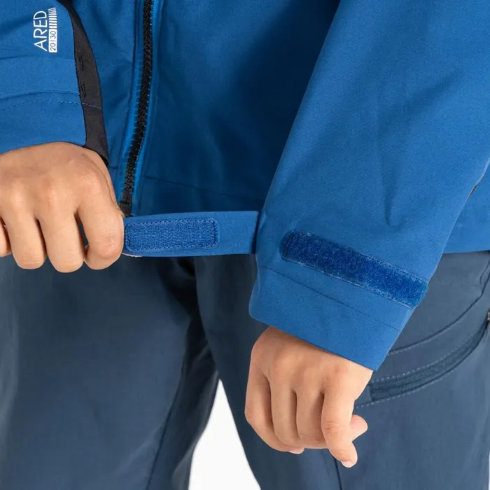 Dare 2b Explore II Waterproof Jacket Laser Blue Athletic Blue Kids Waterproof Jackets