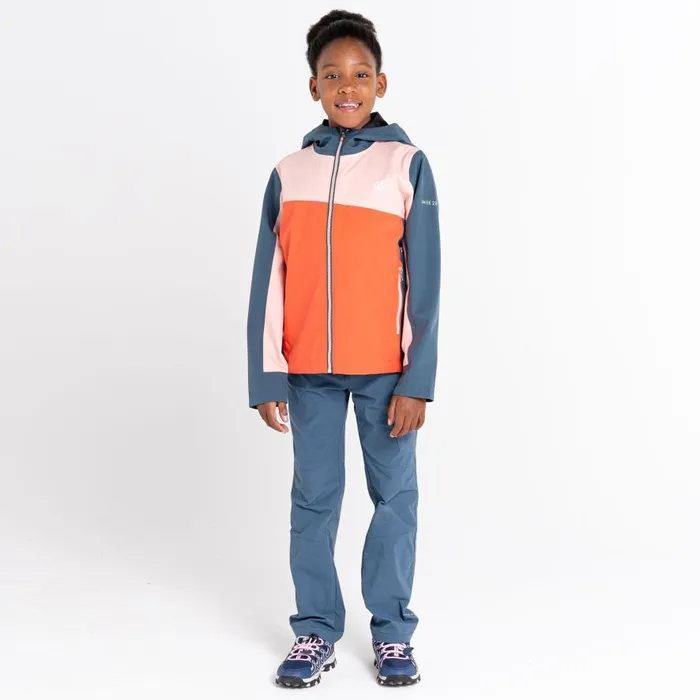 Dare 2b Explore Waterproof Jacket Apricot Blush Kids Waterproof Jackets