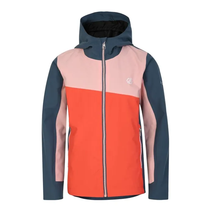 Dare 2b Explore Waterproof Jacket Apricot Blush Kids Waterproof Jackets