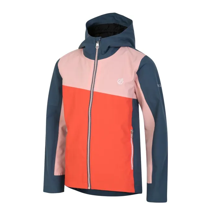 Dare 2b Explore Waterproof Jacket Apricot Blush Kids Waterproof Jackets