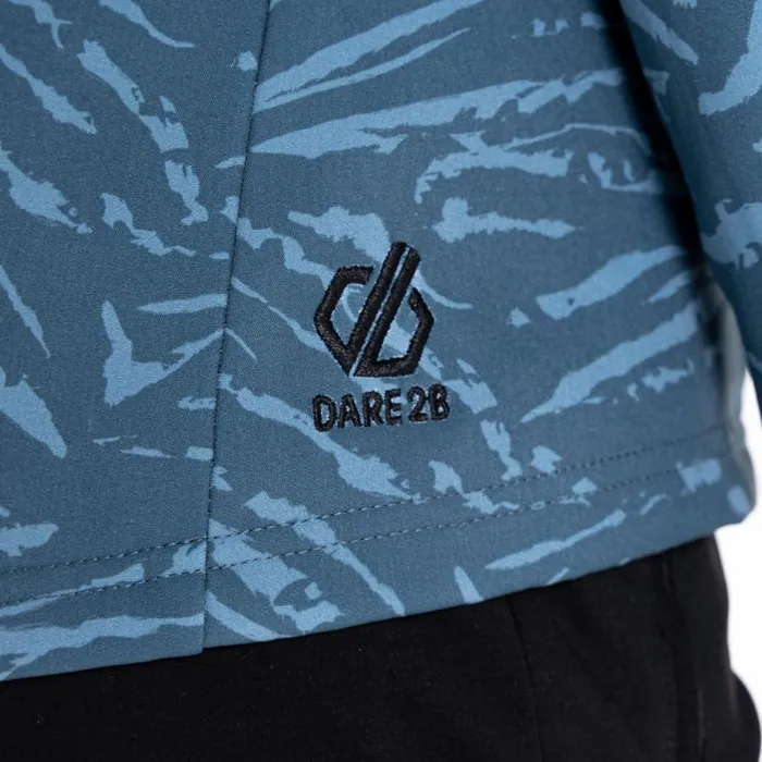 Dare 2b Far Out Softshell Jacket Orion Grey Tiger Print Women Softshell Jackets