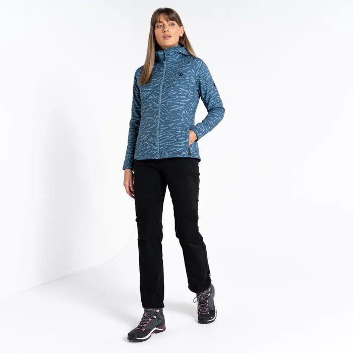 Dare 2b Far Out Softshell Jacket Orion Grey Tiger Print Women Softshell Jackets