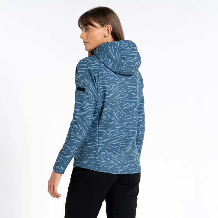 Dare 2b Far Out Softshell Jacket Orion Grey Tiger Print Women Softshell Jackets