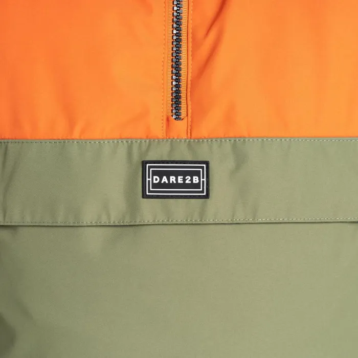 Dare 2b Freehand Overhead Ski Jacket Orange Rust Green Kids Ski Jackets