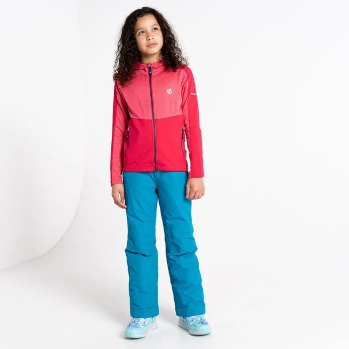 Dare 2b Hastily Core Recycled Stretch Midlayer Virtual Pink Marl Kids Fleece