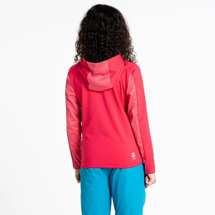 Dare 2b Hastily Core Recycled Stretch Midlayer Virtual Pink Marl Kids Fleece