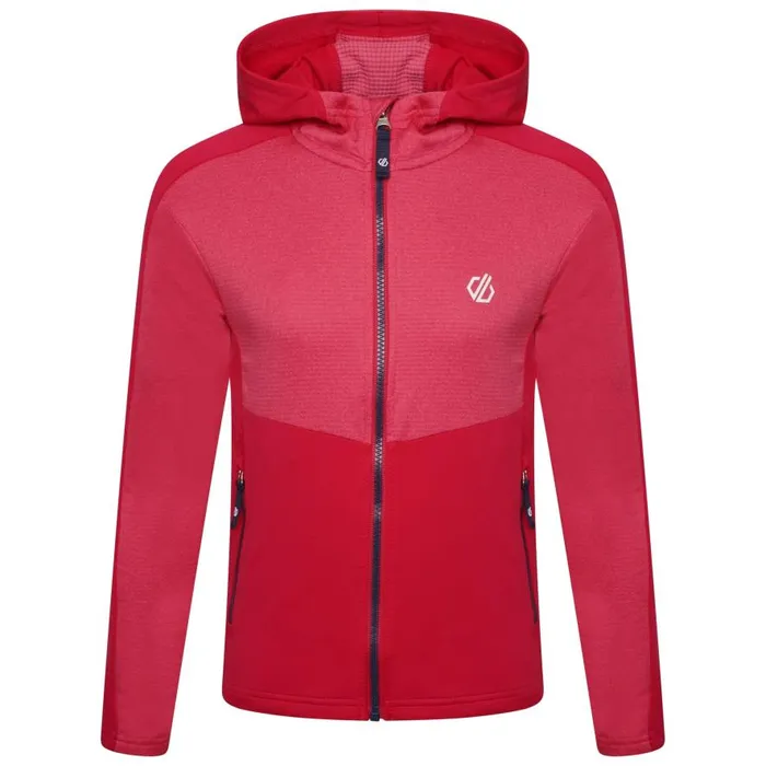 Dare 2b Hastily Core Recycled Stretch Midlayer Virtual Pink Marl Kids Fleece