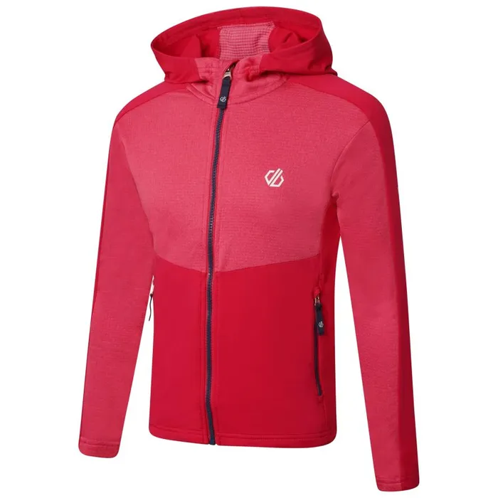 Dare 2b Hastily Core Recycled Stretch Midlayer Virtual Pink Marl Kids Fleece