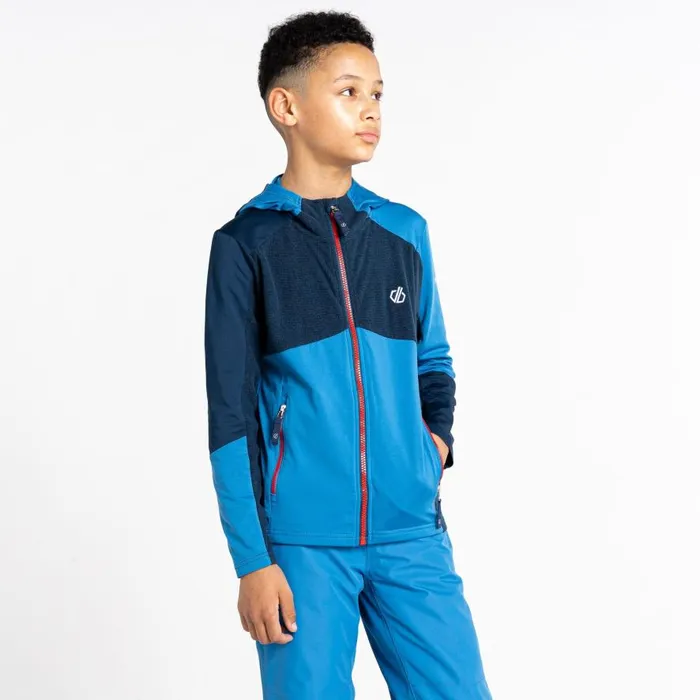 Dare 2b Hero Recycled Core Stretch Midlayer Moonlight Denim Kids Fleece