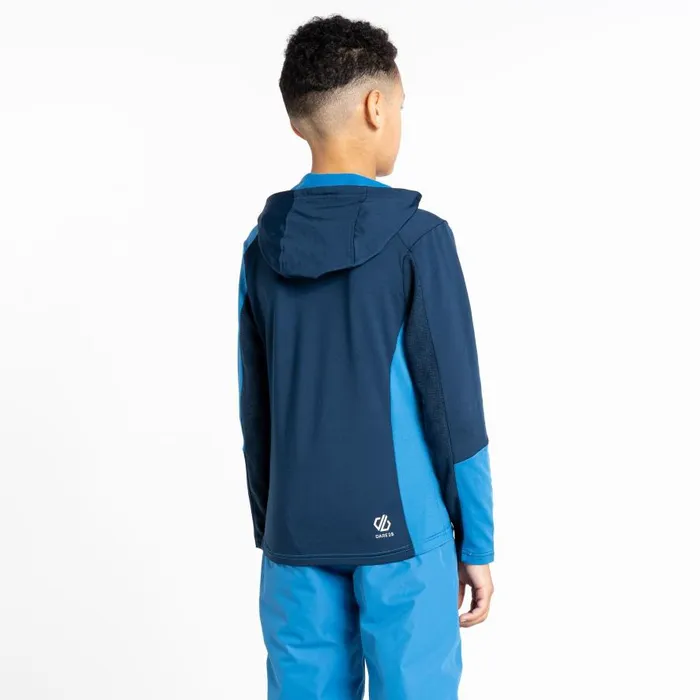 Dare 2b Hero Recycled Core Stretch Midlayer Moonlight Denim Kids Fleece