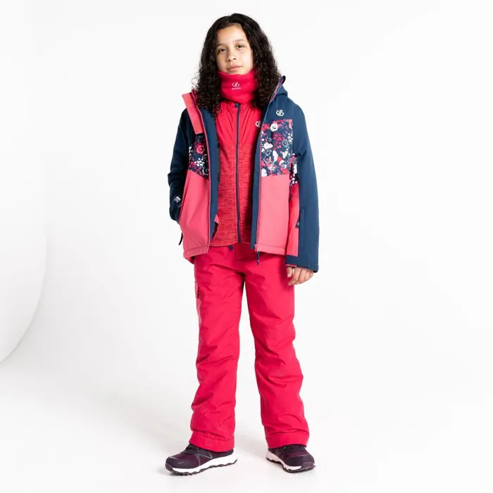 Dare 2b Humour II Ski Jacket Moonlight Denim Geo Print Kids Ski Jackets
