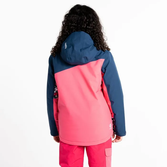 Dare 2b Humour II Ski Jacket Moonlight Denim Geo Print Kids Ski Jackets