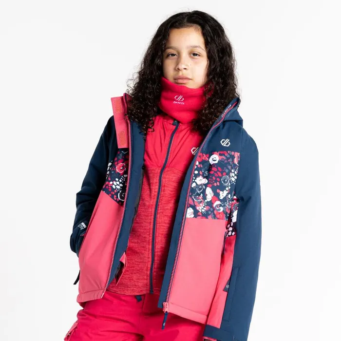 Dare 2b Humour II Ski Jacket Moonlight Denim Geo Print Kids Ski Jackets