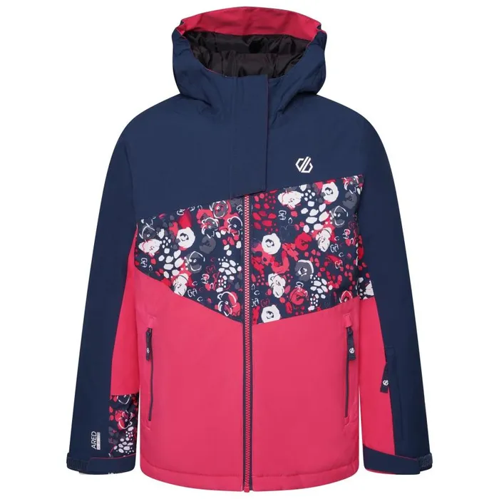Dare 2b Humour II Ski Jacket Moonlight Denim Geo Print Kids Ski Jackets
