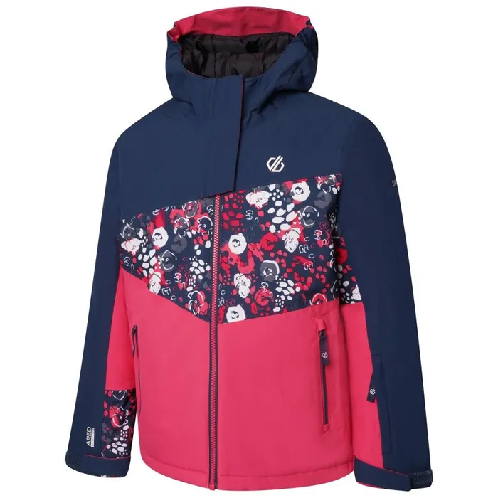 Dare 2b Humour II Ski Jacket Moonlight Denim Geo Print Kids Ski Jackets