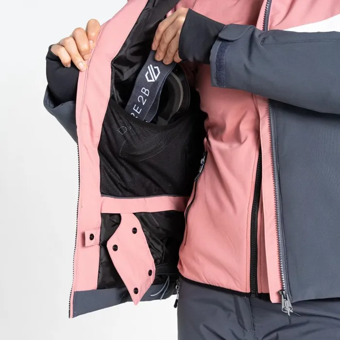 Dare 2b Ice III Ski Jacket Dusty Rose Grey Women Ski Jacket