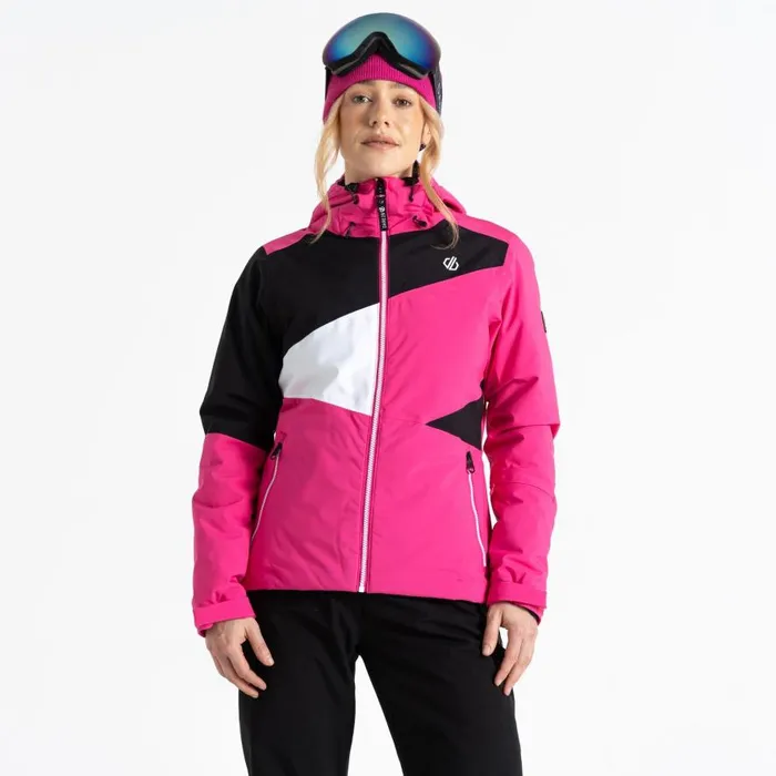Dare 2b Ice Ski Jacket Pure Pink Black Women Waterproof Jackets