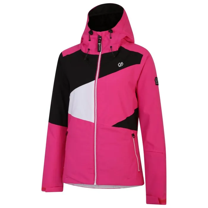 Dare 2b Ice Ski Jacket Pure Pink Black Women Waterproof Jackets