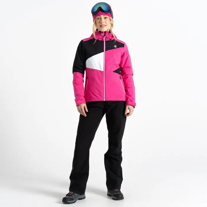 Dare 2b Ice Ski Jacket Pure Pink Black Women Waterproof Jackets