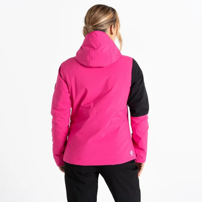 Dare 2b Ice Ski Jacket Pure Pink Black Women Waterproof Jackets